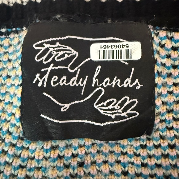 Steady Hands M/L Soot Sprite My Neighbor Totoro cardigan - Picture 6 of 7